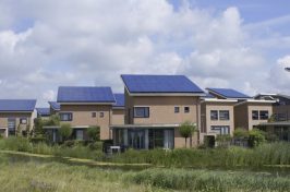 house with solar panels